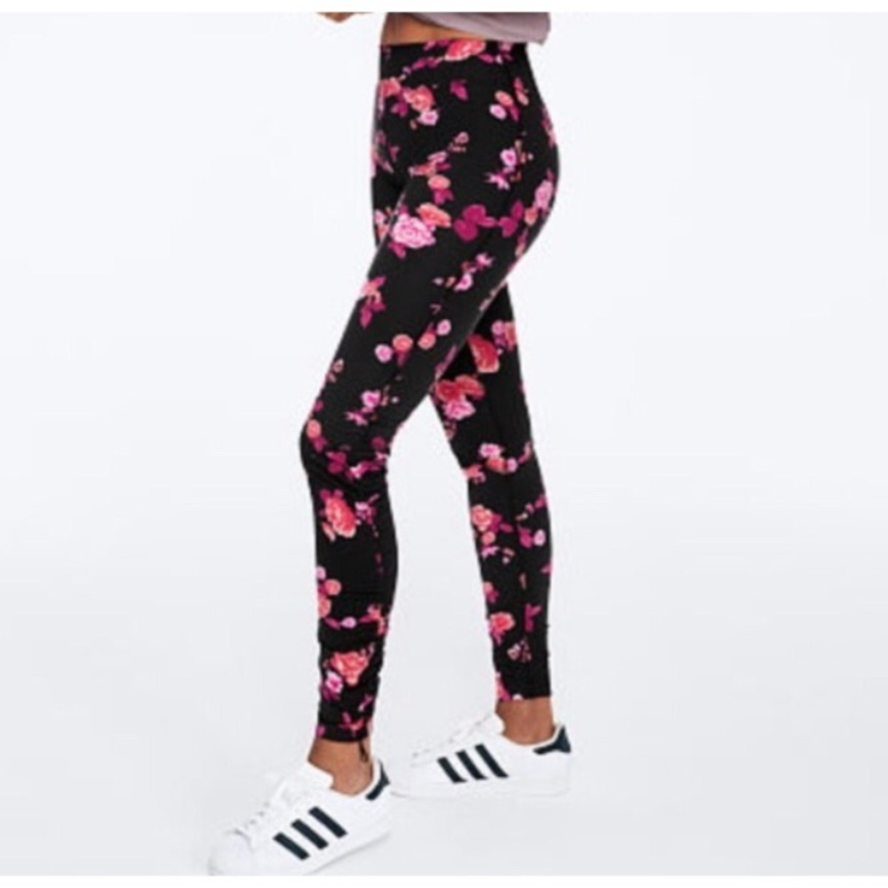 PINK Victoria’s Secret highwaisted leggings floral